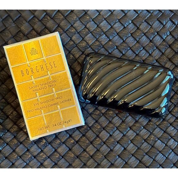 BORGHESE - NWT Satin Shadow Milano Trio Eyeshadow Palette in #8 "Terra Toscana" - Picture 5 of 15